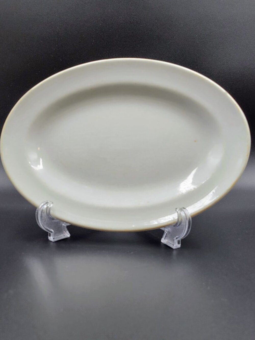 Vintage Oval Plate Platter W.H Grindley Vitrified England Restaurant Ware Read